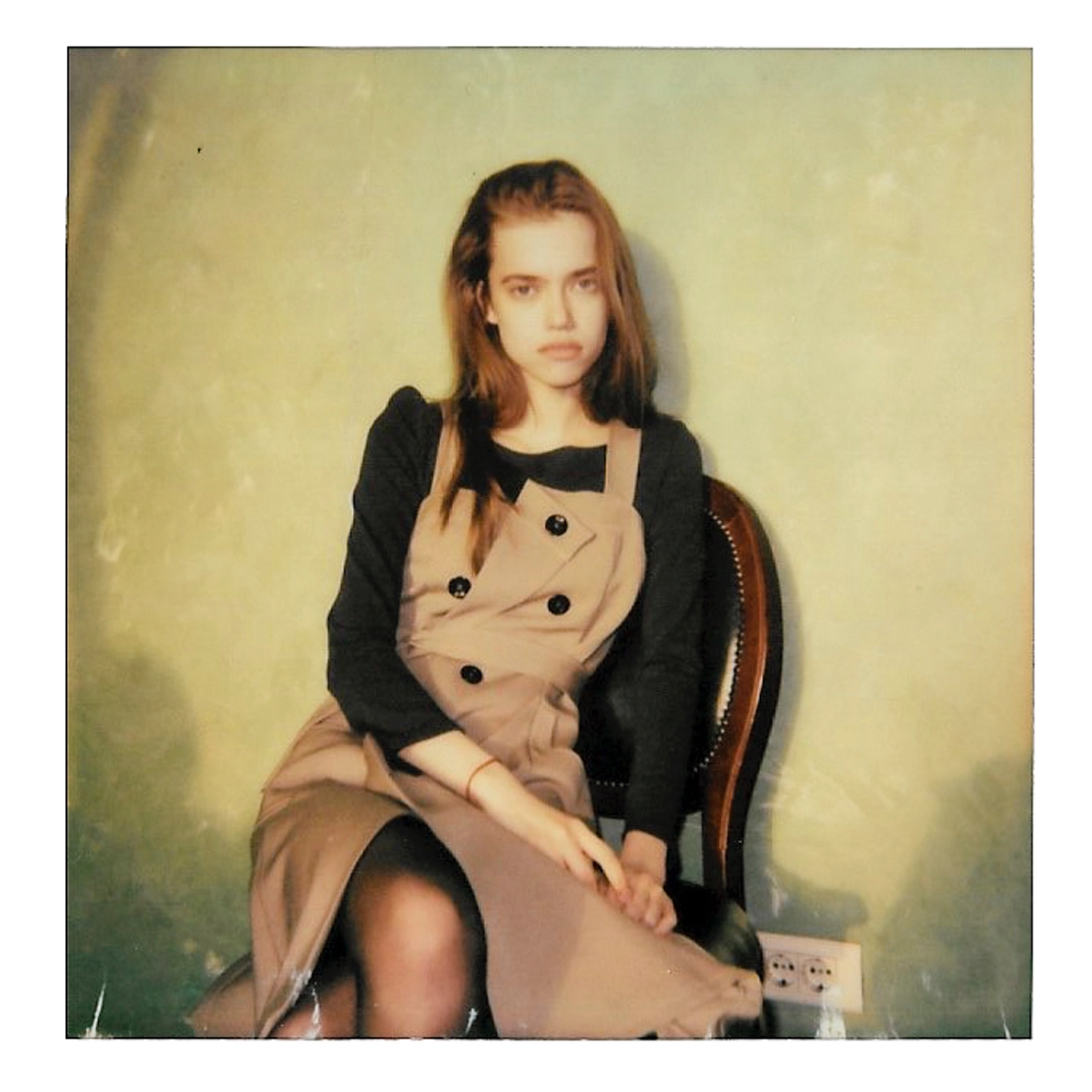 Fashion polaroid of a female model