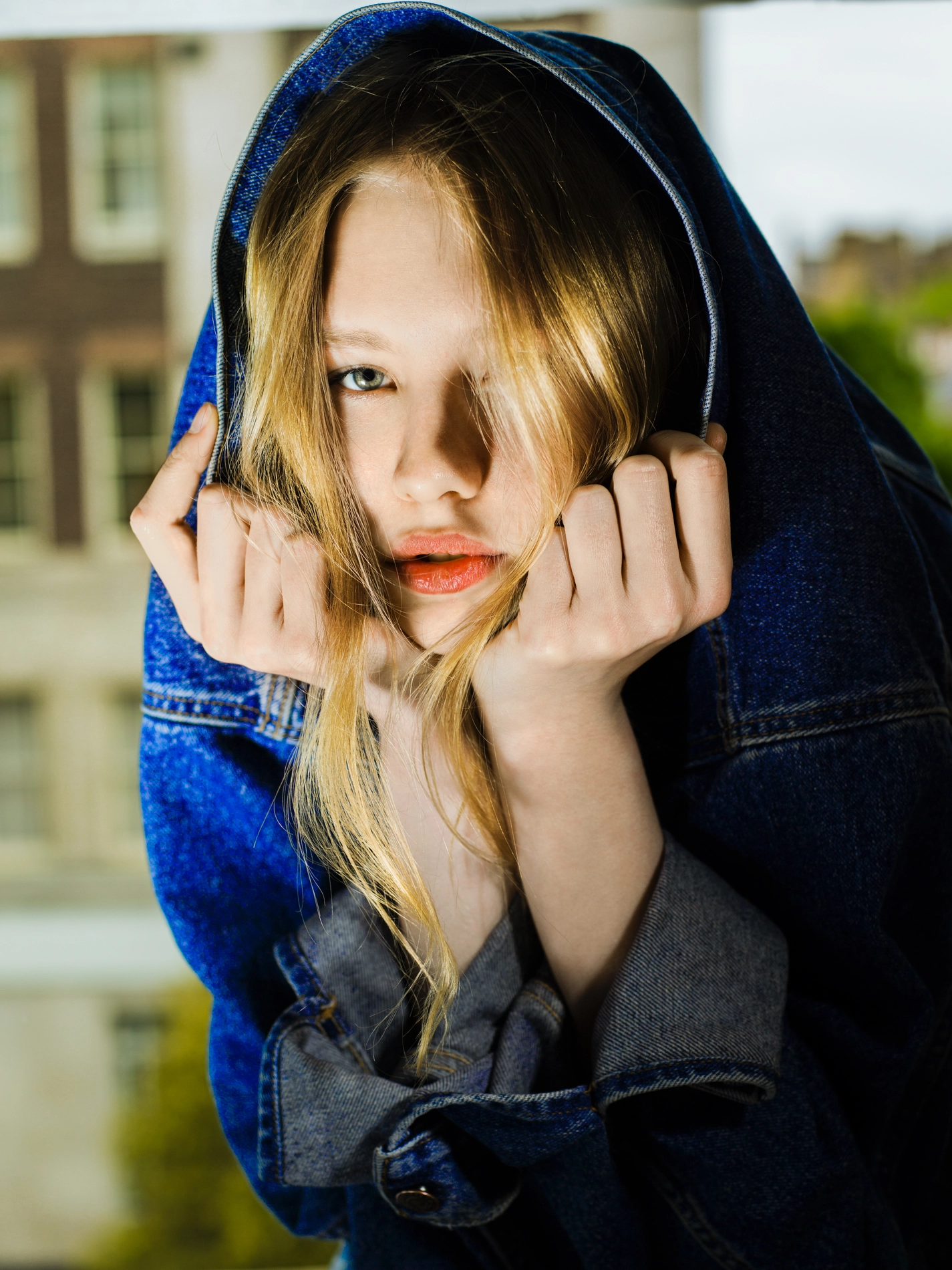 Fashion photograph of a female model